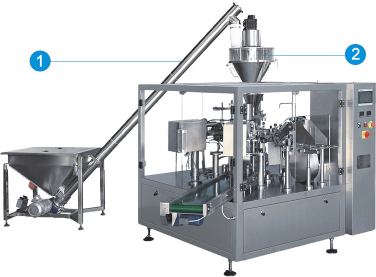 Rotary Powder Pouch Packing Machine