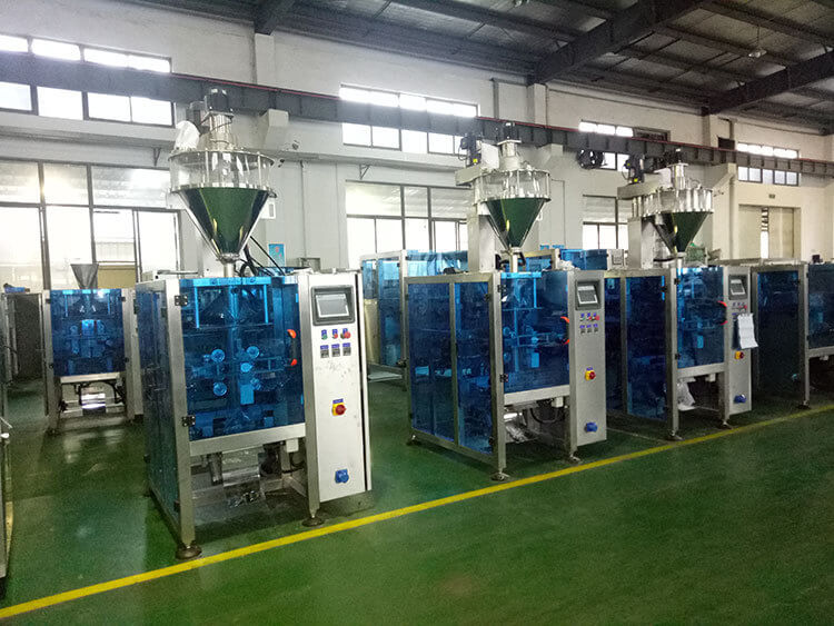 Vertical Form Fill Seal Machine With Auger Filler For Powder