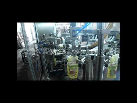 Rotary fruit juice Pouch Filling And Sealing Machine