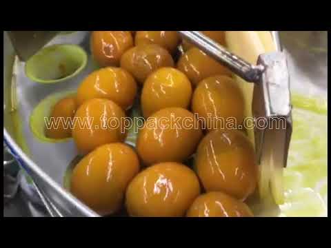 Rotary Automatic Marinated Egg Vacuum Packing Machine