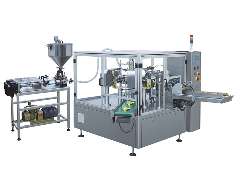 Rotary Liquid Pouch Filling And Sealing Machine