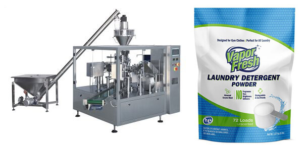 Detergent Powder Premade Pouch Packing Machine